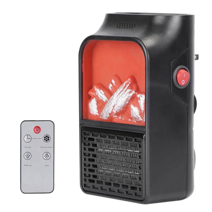 800w Plug-In Space Heater Wall Outlet with 360° Rotatable Plug DailySale