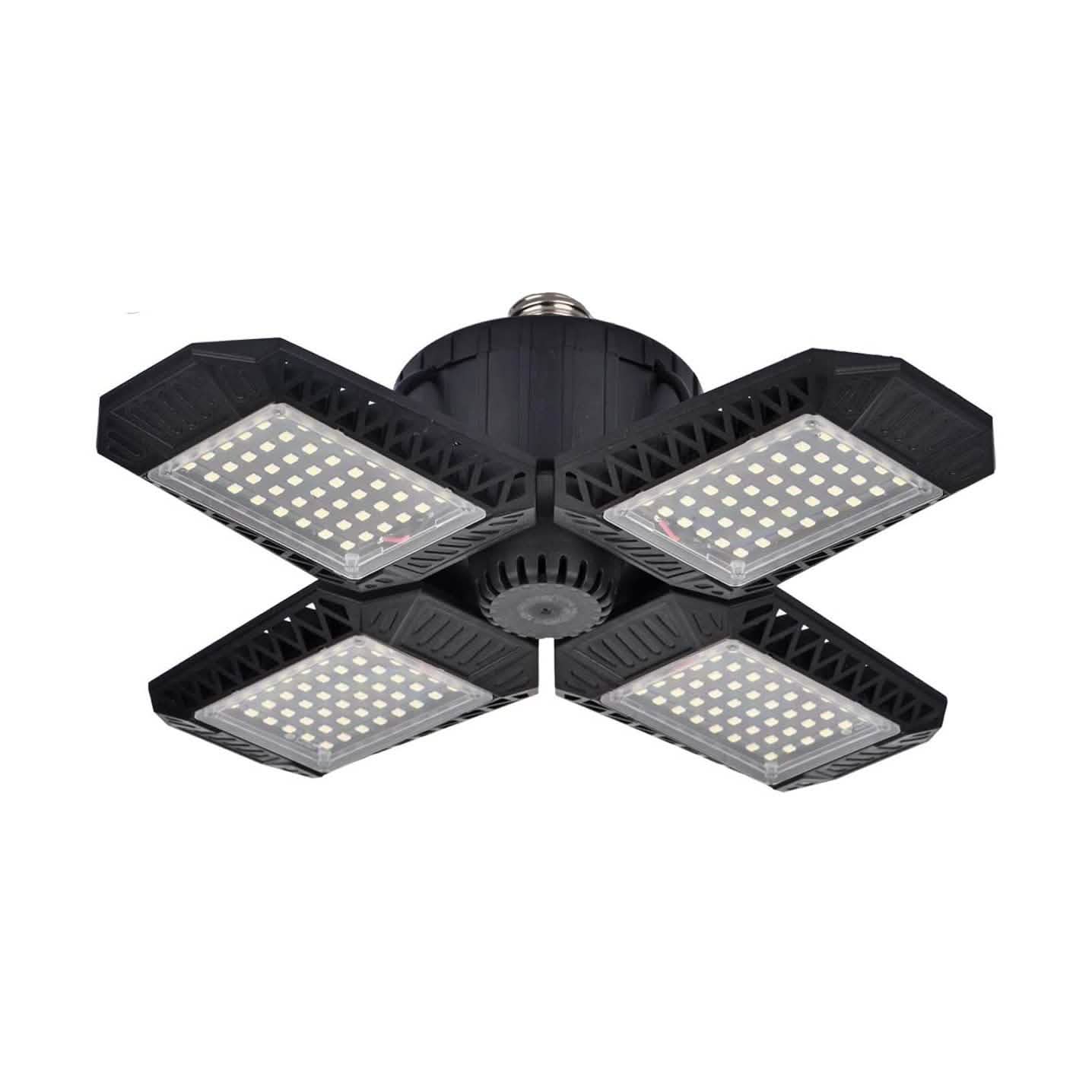 80W Deformable LED Garage Ceiling Lights with 4 Adjustable Panels DailySale