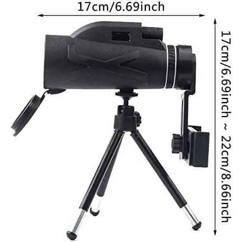 80x100 Monocular-Telescope High Powered for Smartphone Monocular DailySale