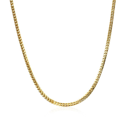 14k Yellow Gold Franco Chain 1.8mm Bids.com