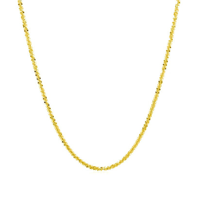 14k Yellow Gold Sparkle Chain 1.5mm Bids.com