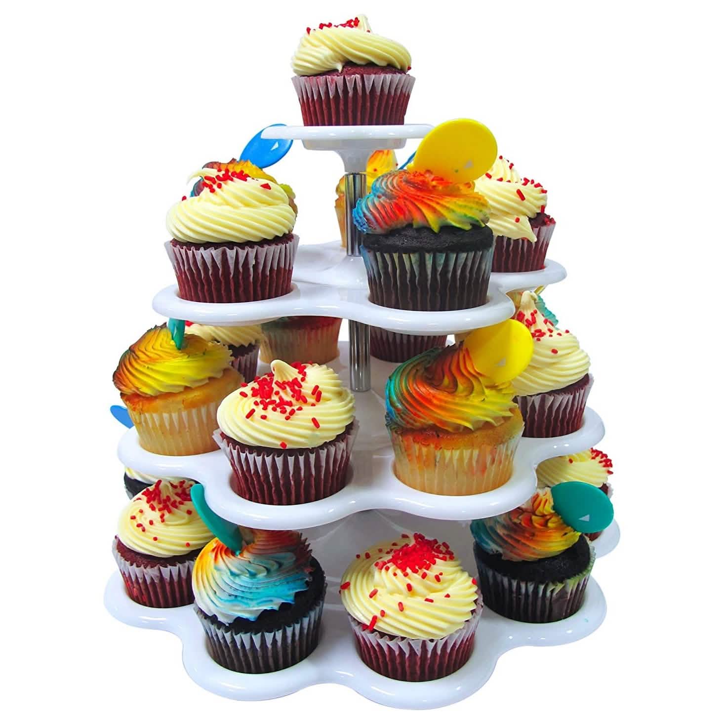 Imperial 4 Tier Plastic Cupcake/Dessert Stand DailySale