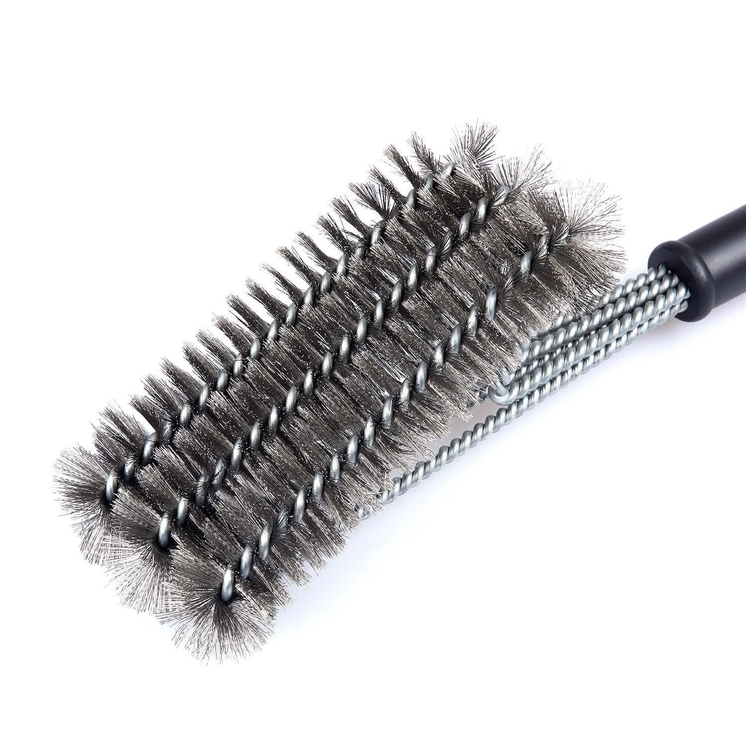 Barbestar 18" 3 in 1 Safe Barbecue Grill Brush Wire Bristles DailySale