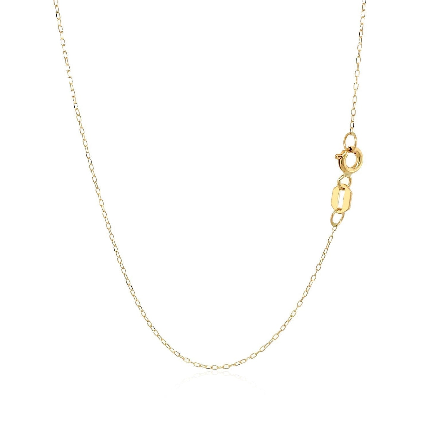 14k Yellow Gold Necklace with Cat Symbol in Mother of Pearl Bids.com