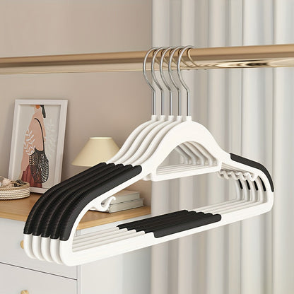 10-Pack: Heavy-Duty Plastic Anti-Skid Clothes Hangers DailySale