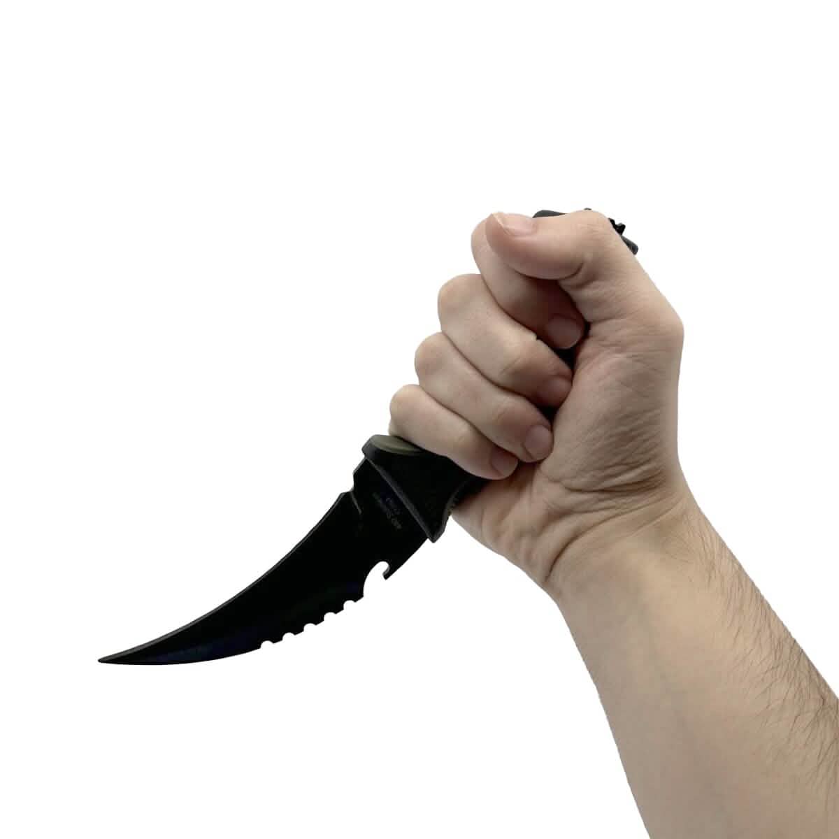 8.5" Karambit Fixed Blade Tactical Knife W/ ABS Holster DailySale