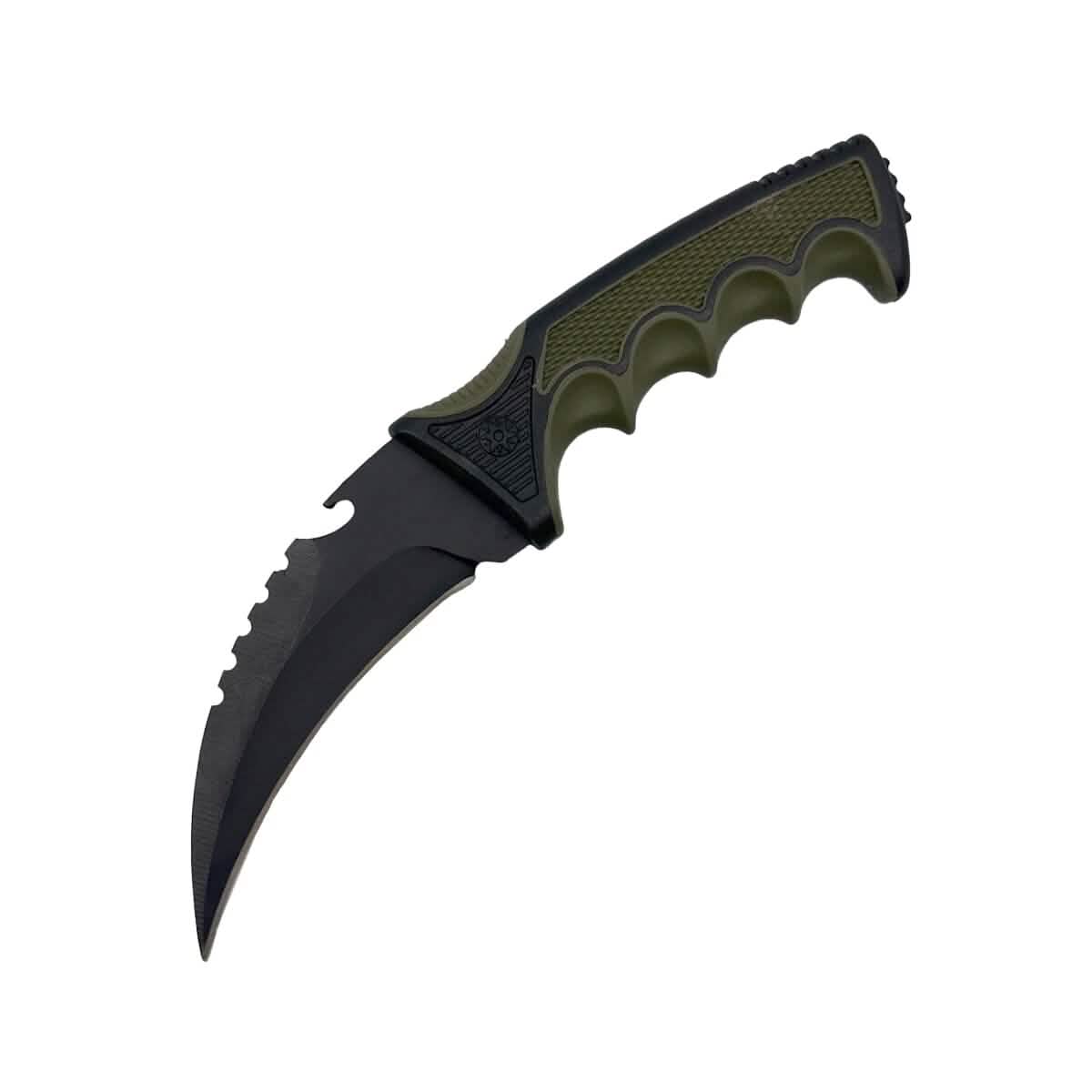 8.5" Karambit Fixed Blade Tactical Knife W/ ABS Holster DailySale