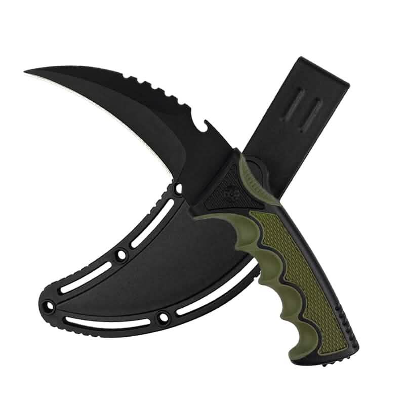 8.5" Karambit Fixed Blade Tactical Knife W/ ABS Holster DailySale