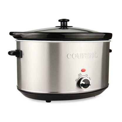 8.5 Qt. Stainless Steel Slow Cooker with Temperature Settings DailySale