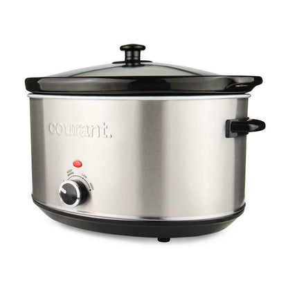8.5 Qt. Stainless Steel Slow Cooker with Temperature Settings DailySale