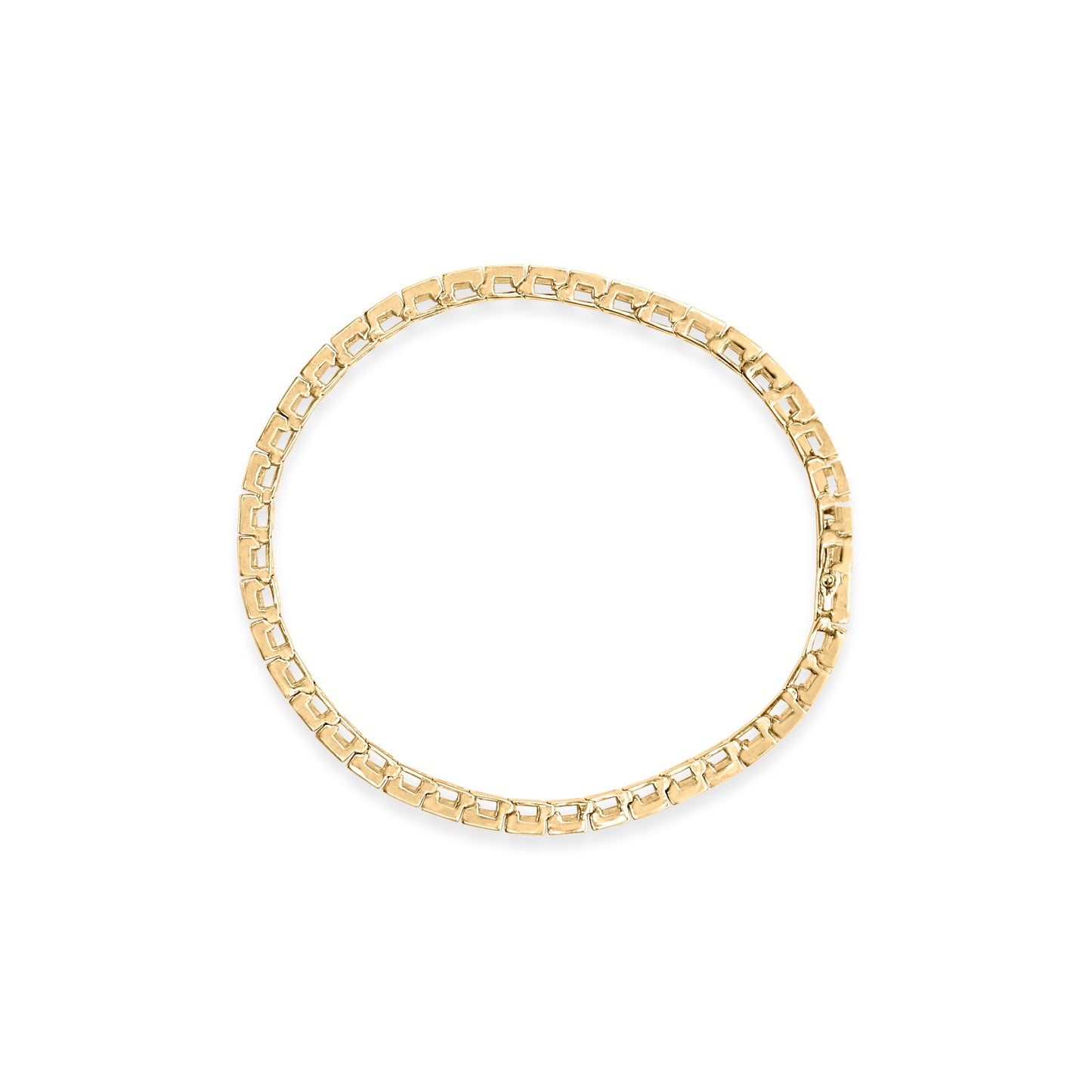 10K Yellow Gold 4.00 Cttw Channel Set Round Diamond Tennis 7" Bracelet (J-K Color, I1-I2 Clarity) Bids.com