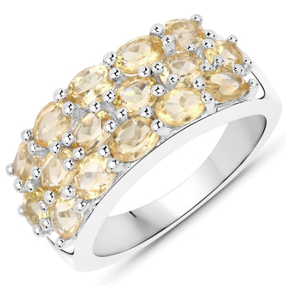 8.32 Carat Genuine Citrine .925 Sterling Silver 3 Piece Jewelry Set (Ring, Earrings, and Pendant w/ Chain) Bids.com