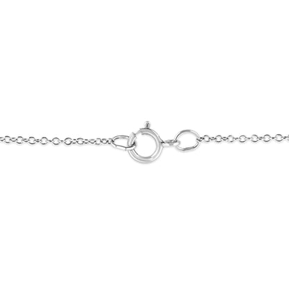 .925 Sterling Silver Prong-Set Diamond Accent Starfish 18" Pendant Necklace (I-J Color, I1-I2 Clarity) Bids.com