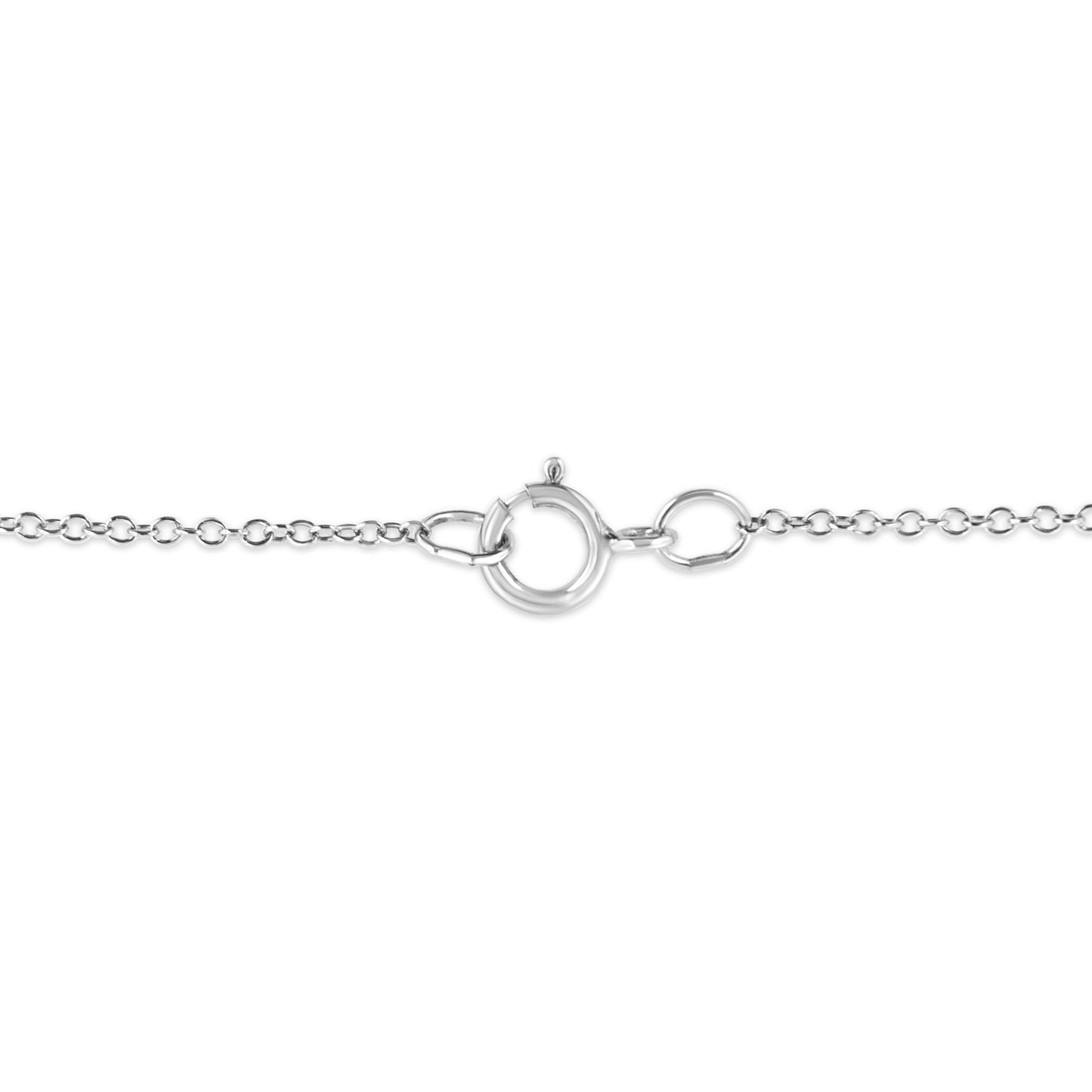 .925 Sterling Silver Prong-Set Diamond Accent Starfish Pendant Necklace (I-J Color, I1-I2 Clarity) - Size 18" Bids.com
