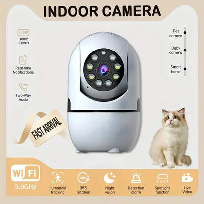 2-Pack: Wireless Security Cameras – 355° Rotation, Night Vision, Motion Detection, Two-Way Audio DailySale