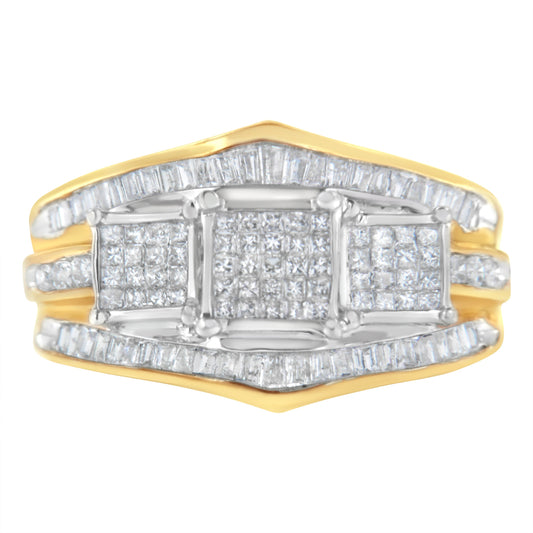 10KT Two-Toned Gold Diamond Ring (1 cttw, H-I Color, SI1-SI2 Clarity) Bids.com