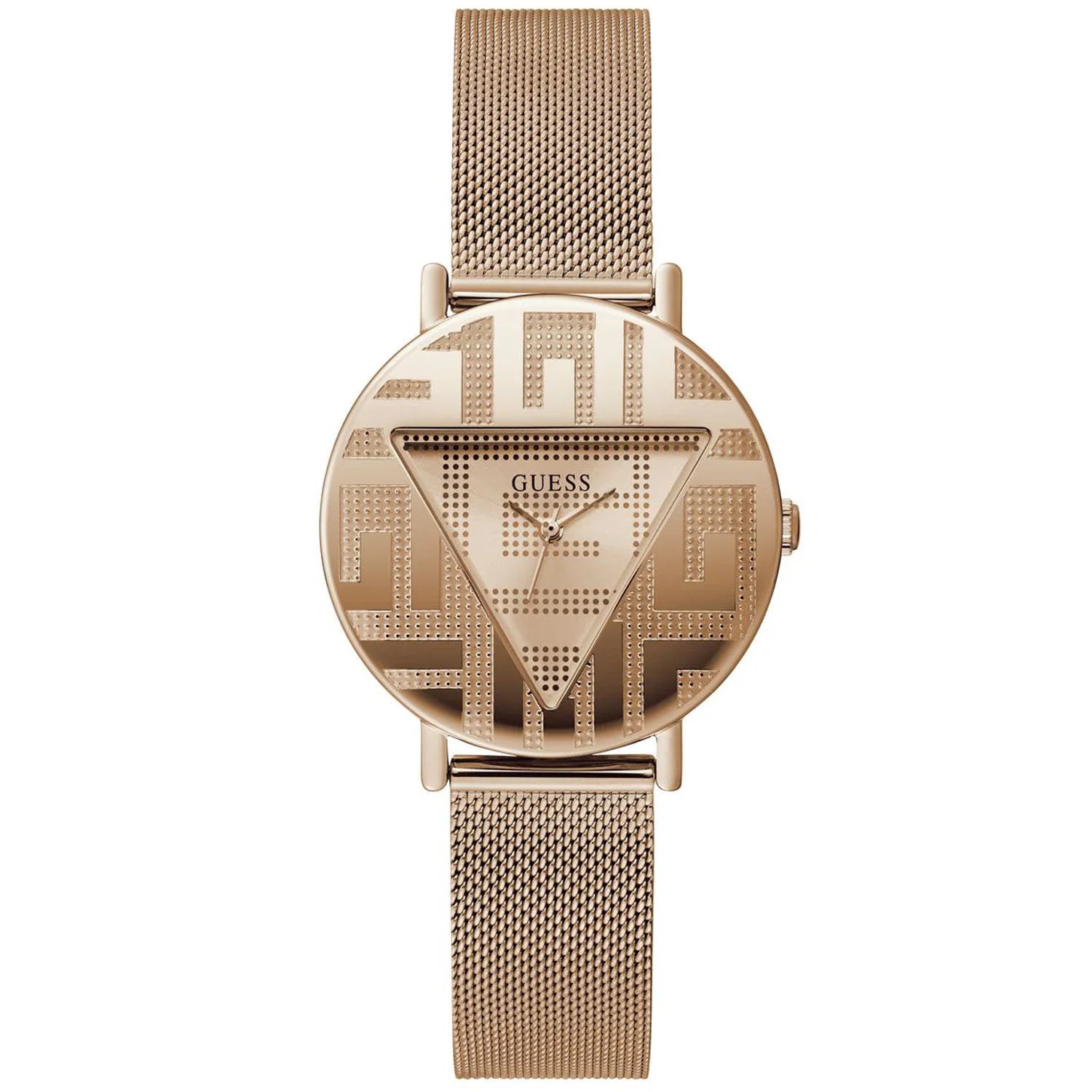 Guess Women's Iconic Rose Gold Tone Bids.com