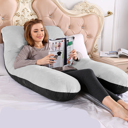 U-Shaped Maternity Pillow – Full Body Support DailySale