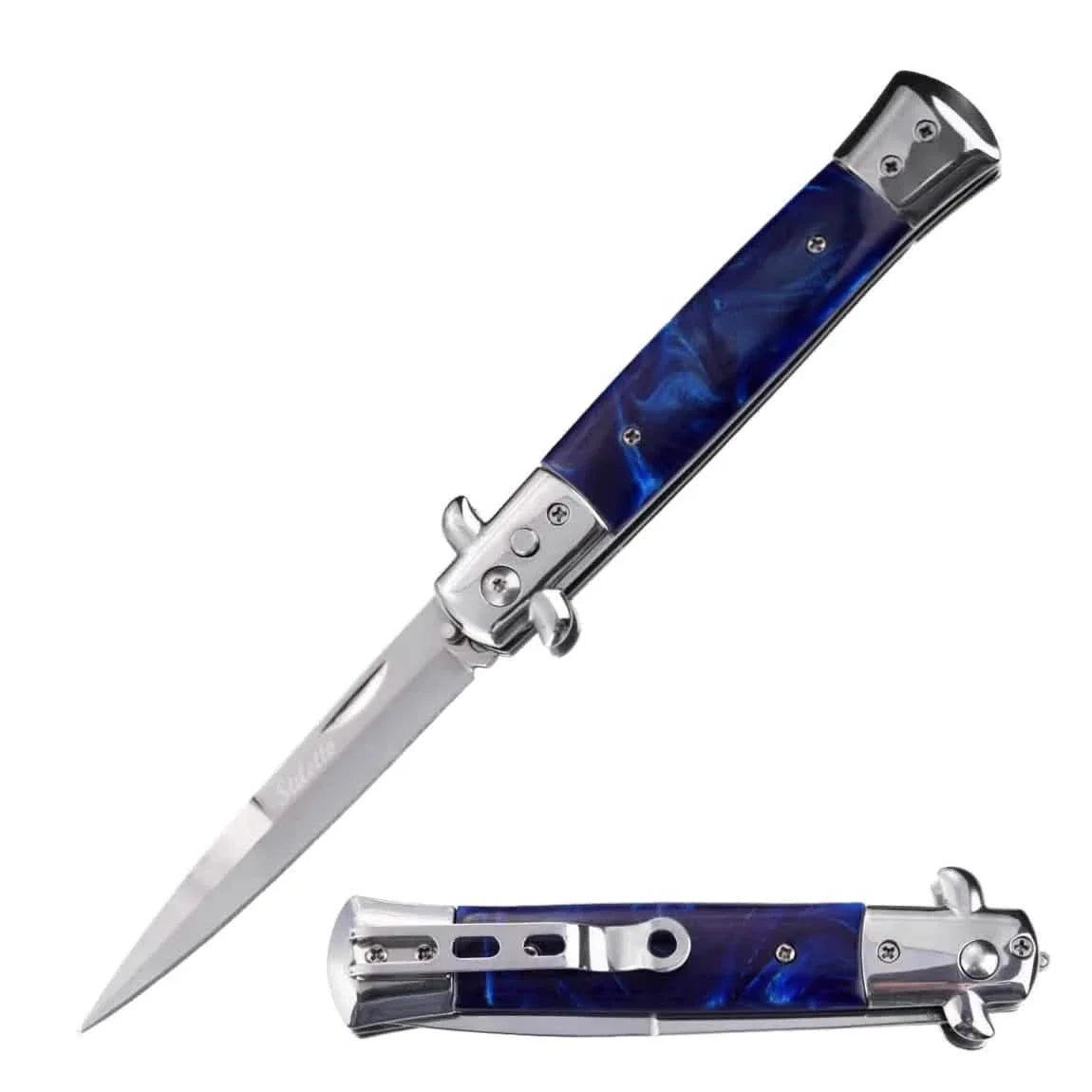 2-Pack: 9" Automatic Out-The-Side Knife DailySale