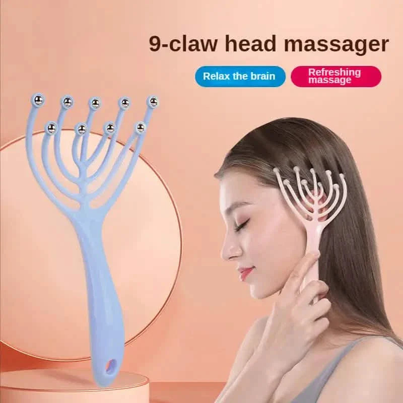9 Claws Handheld SPA Head Massager DailySale