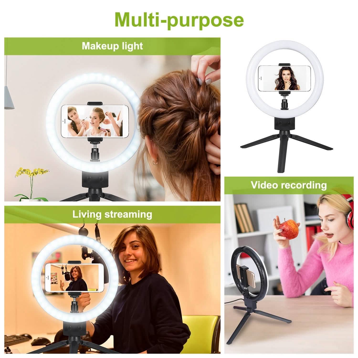 9" Dimmable LED Ring Light with Tripod DailySale