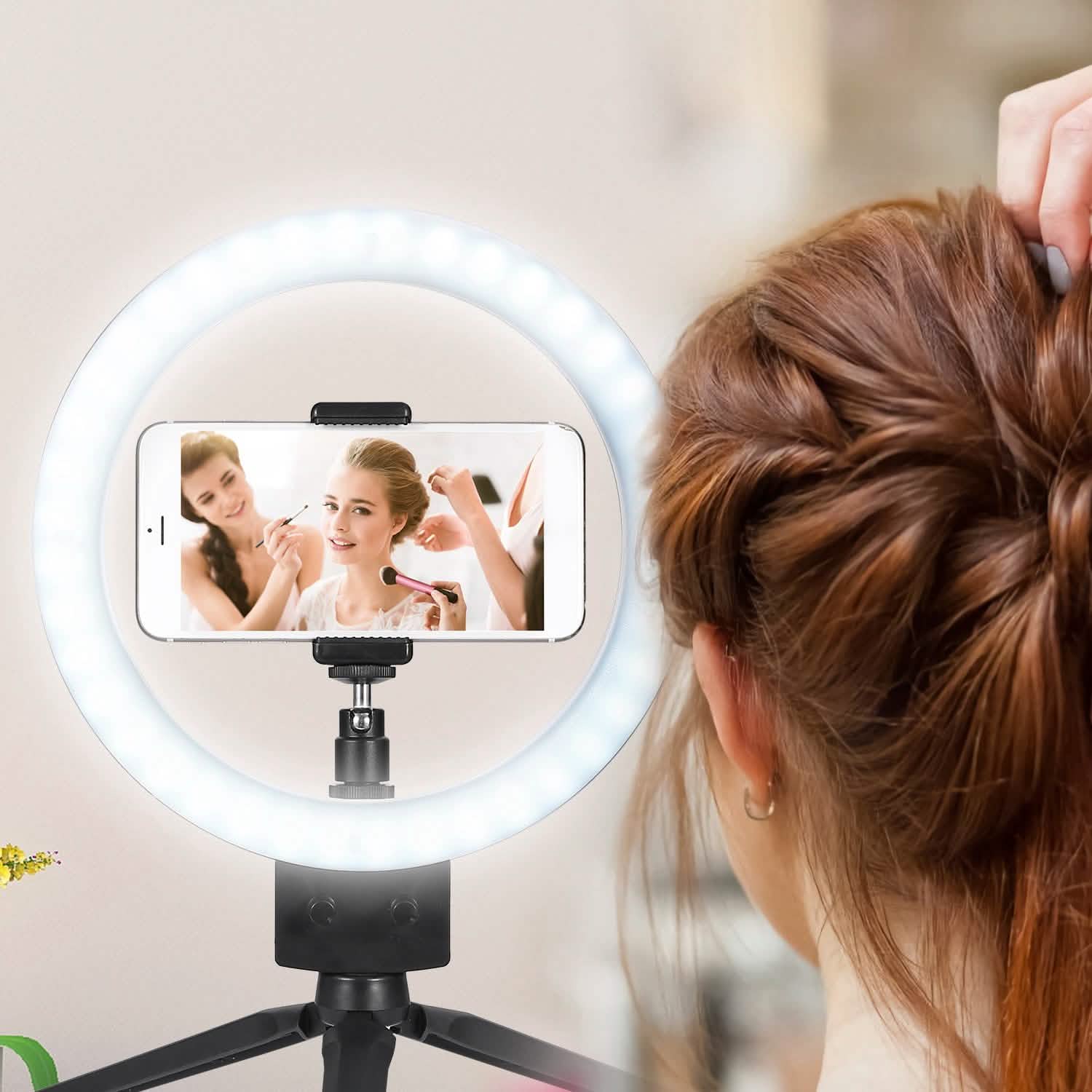 9" Dimmable LED Ring Light with Tripod DailySale