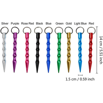 9-Pack: Aluminum Self-Defence Key Chain DailySale