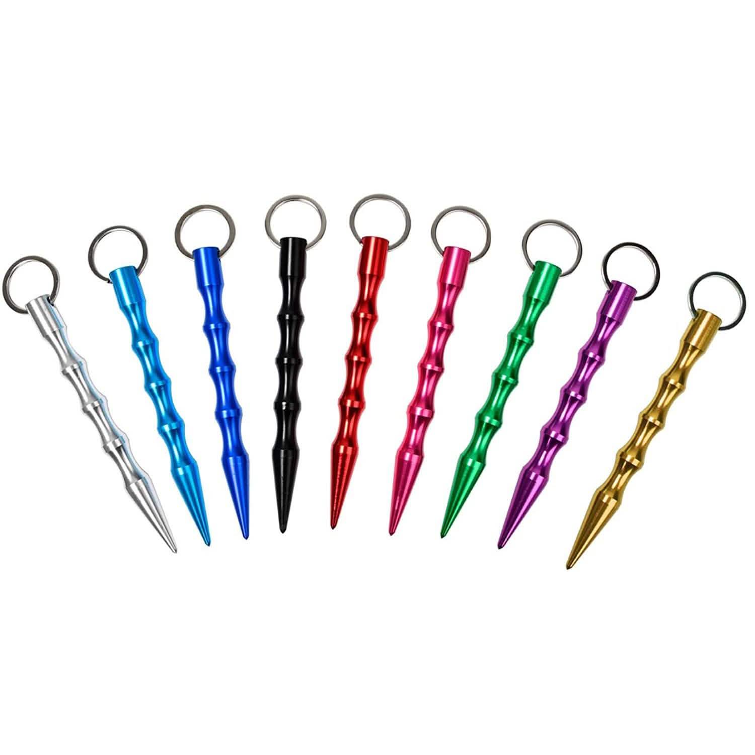9-Pack: Aluminum Self-Defence Key Chain DailySale