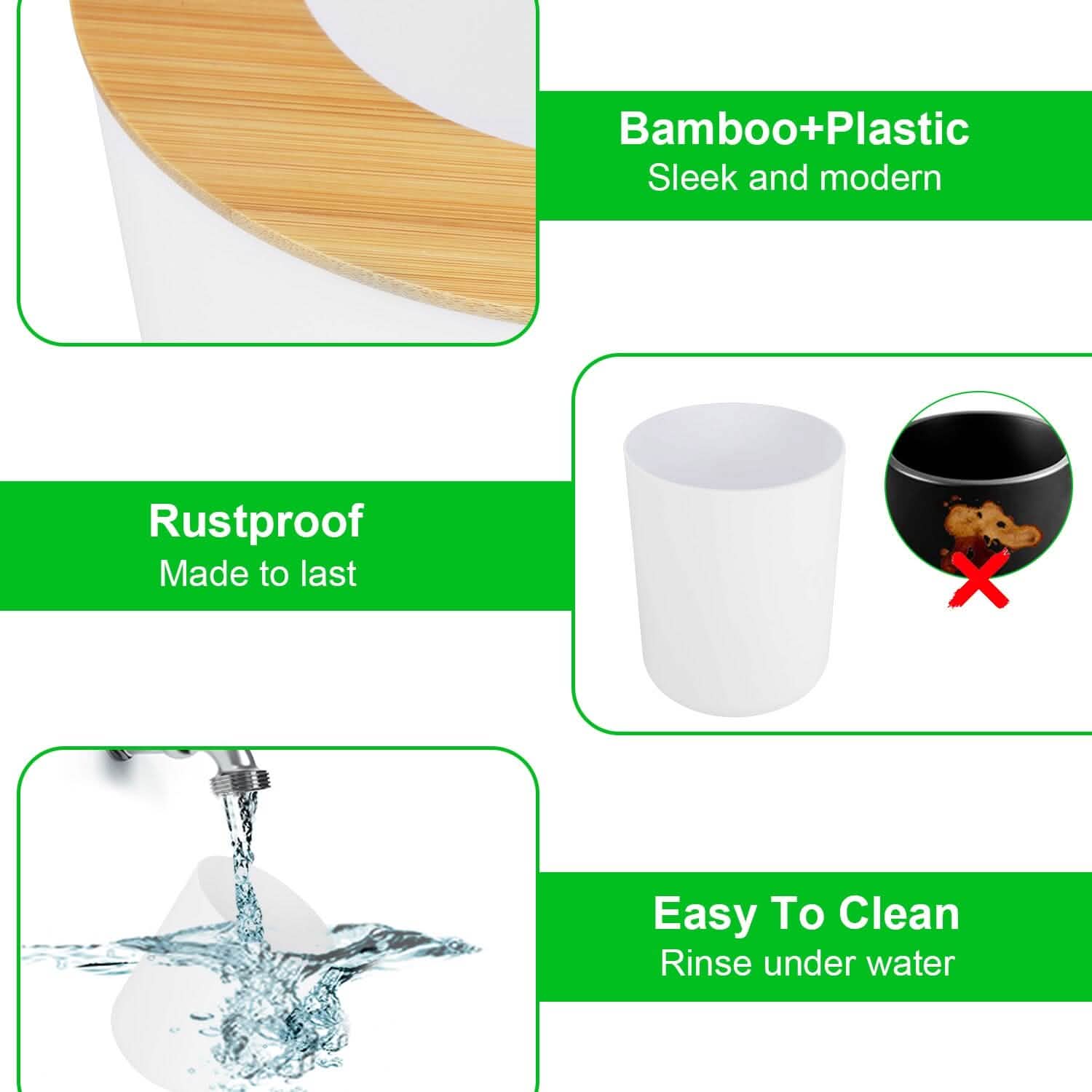 9-Piece: Bathroom Accessories Set DailySale