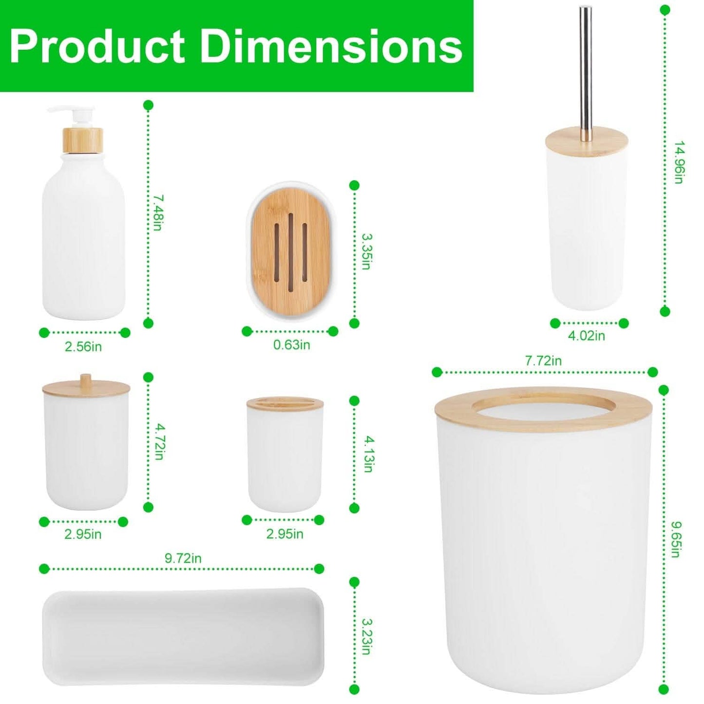 9-Piece: Bathroom Accessories Set DailySale