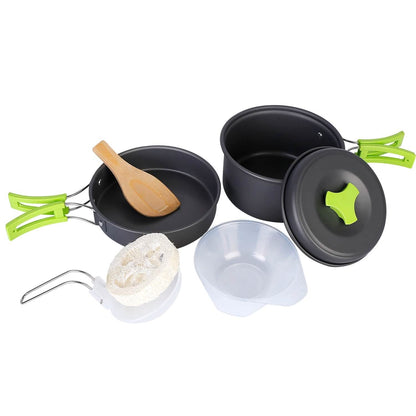 9-Piece: Camping Cookware Set DailySale