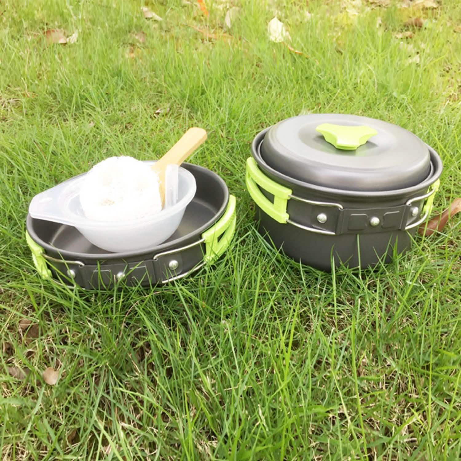 9-Piece: Camping Cookware Set DailySale