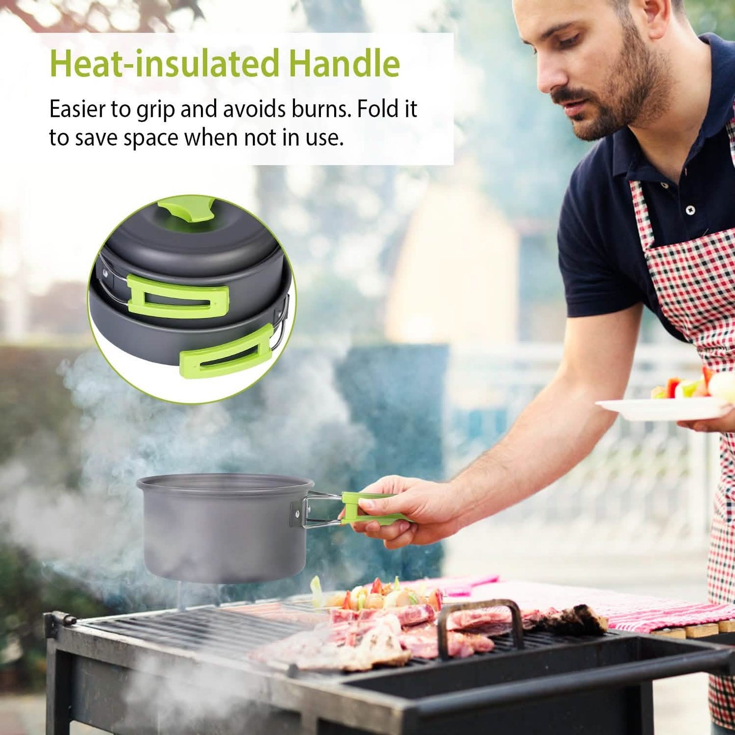 9-Piece: Camping Cookware Set DailySale