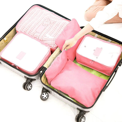 9-Piece: Clothes Storage Bags Water-Resistant Travel Luggage Organizer DailySale