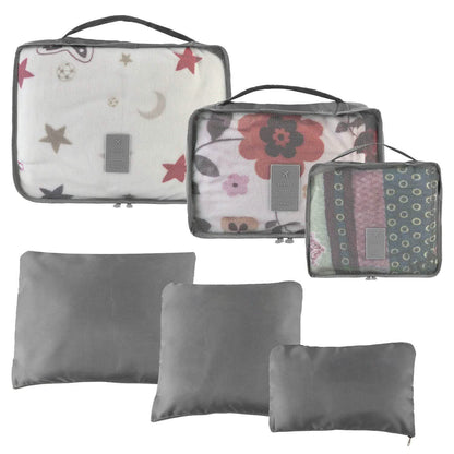 9-Piece: Clothes Storage Bags Water-Resistant Travel Luggage Organizer DailySale
