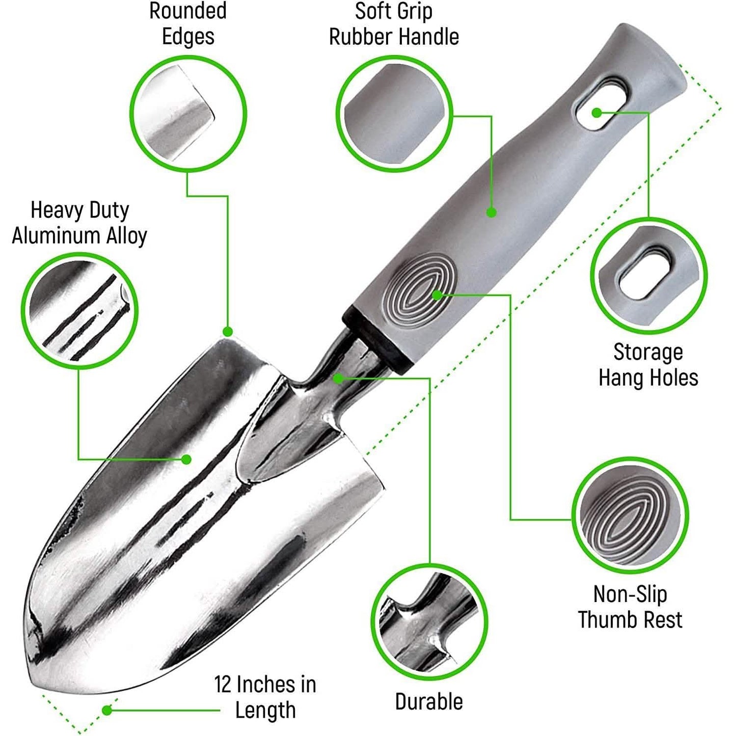 9-Piece: Heavy Duty Aluminum Alloy Gardening Tools Set DailySale