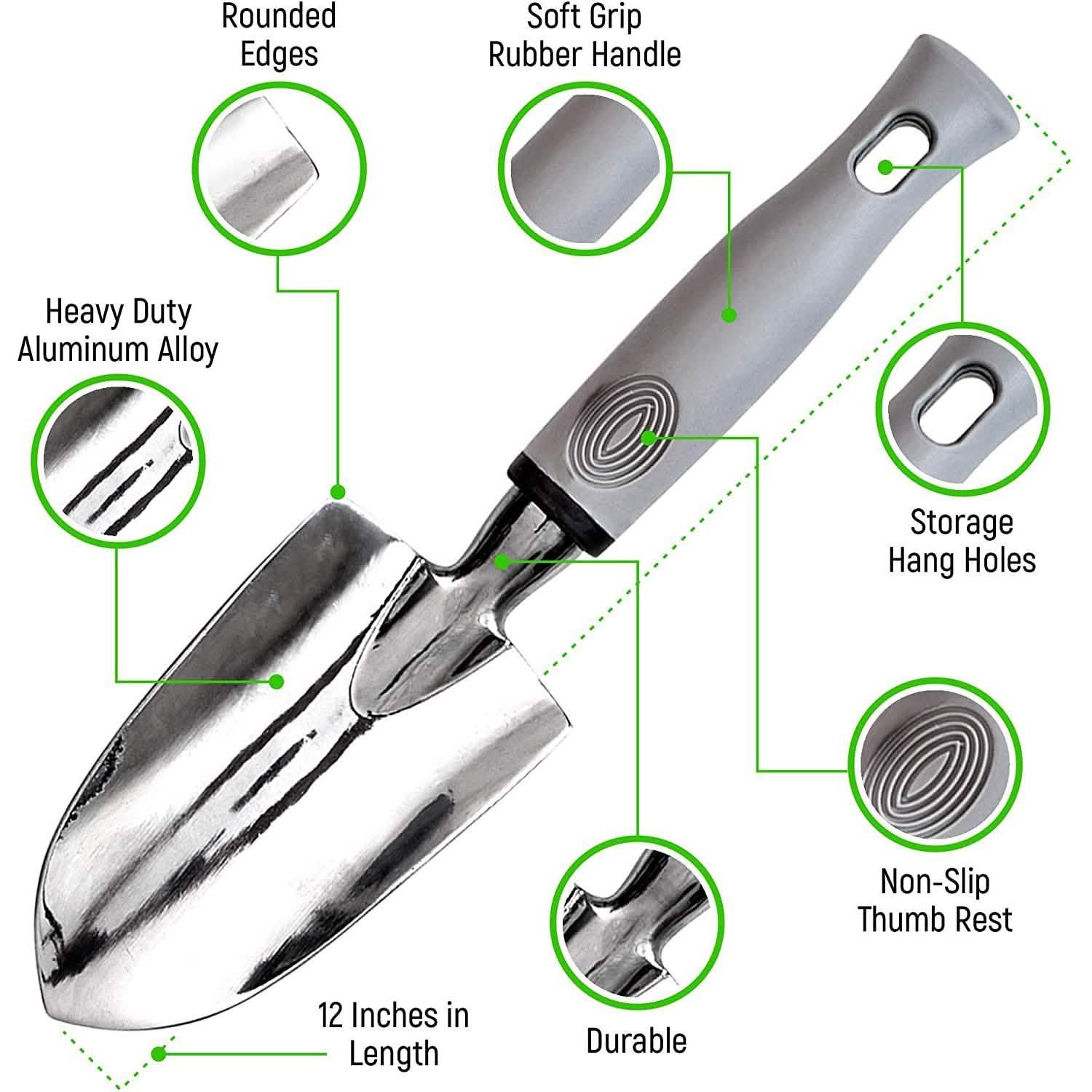 9-Piece: Heavy Duty Aluminum Alloy Gardening Tools Set DailySale