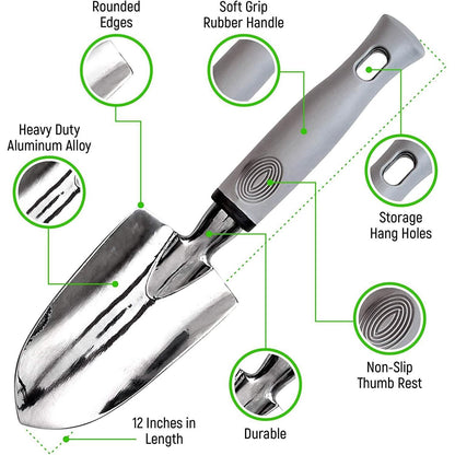 9-Piece: Heavy Duty Aluminum Alloy Gardening Tools Set DailySale