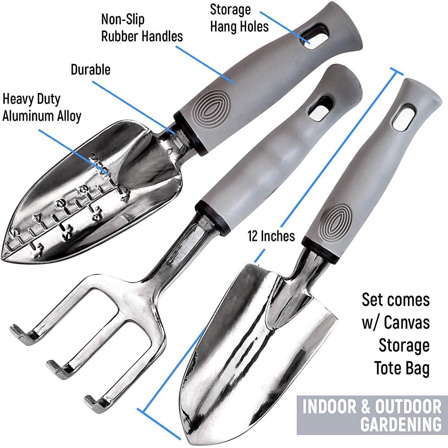 9-Piece: Heavy Duty Aluminum Alloy Gardening Tools Set DailySale