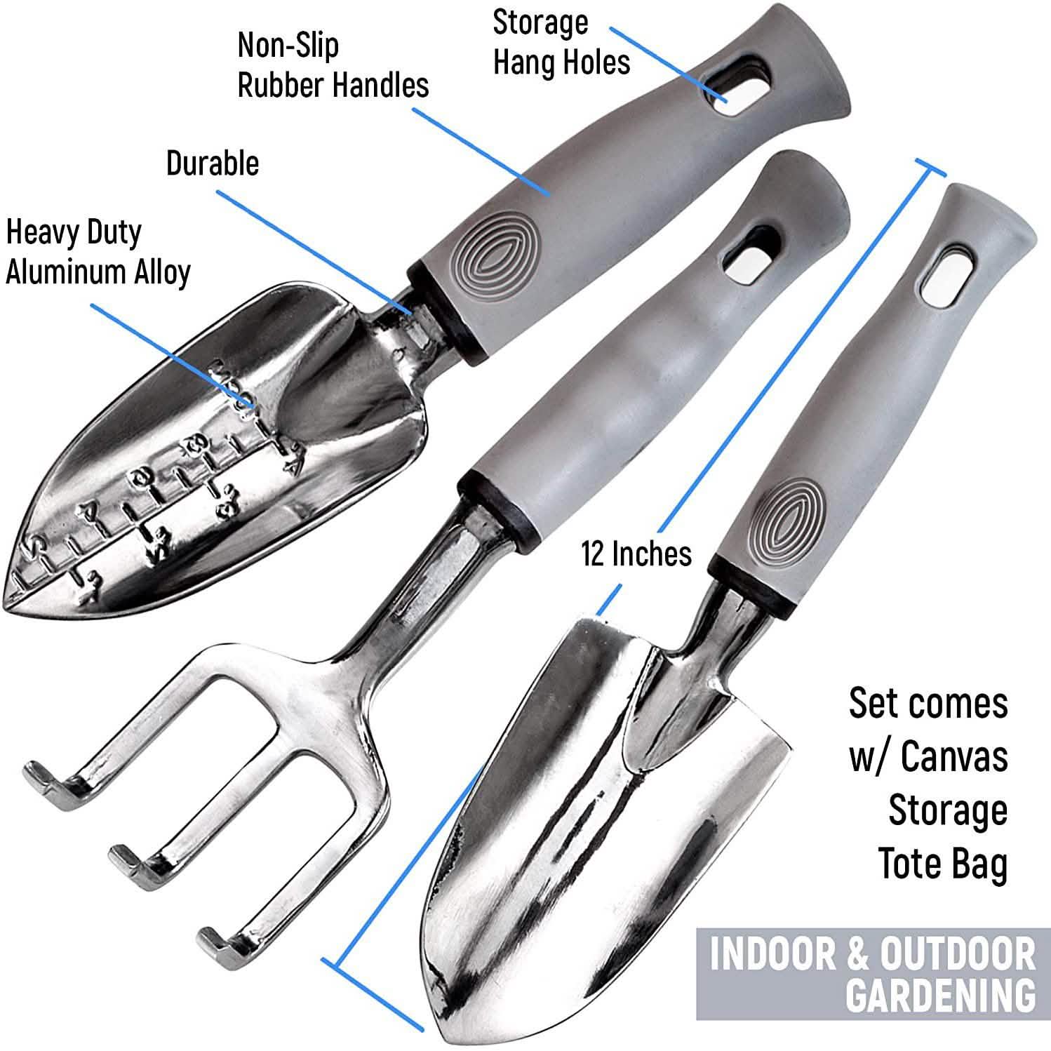 9-Piece: Heavy Duty Aluminum Alloy Gardening Tools Set DailySale
