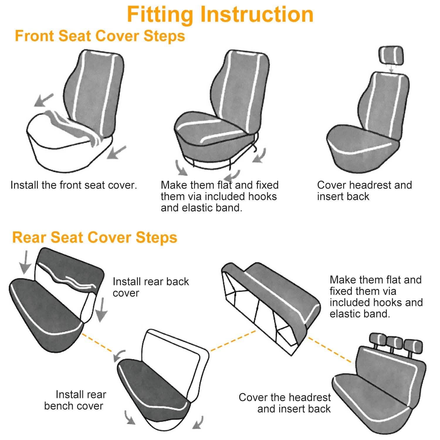 9-Piece Set: PU Leather Car Seat Cover DailySale