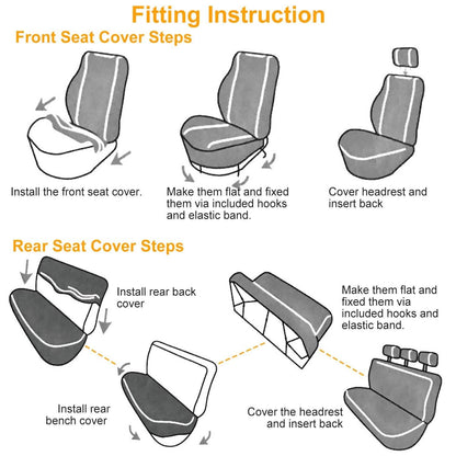 9-Piece Set: PU Leather Car Seat Cover DailySale