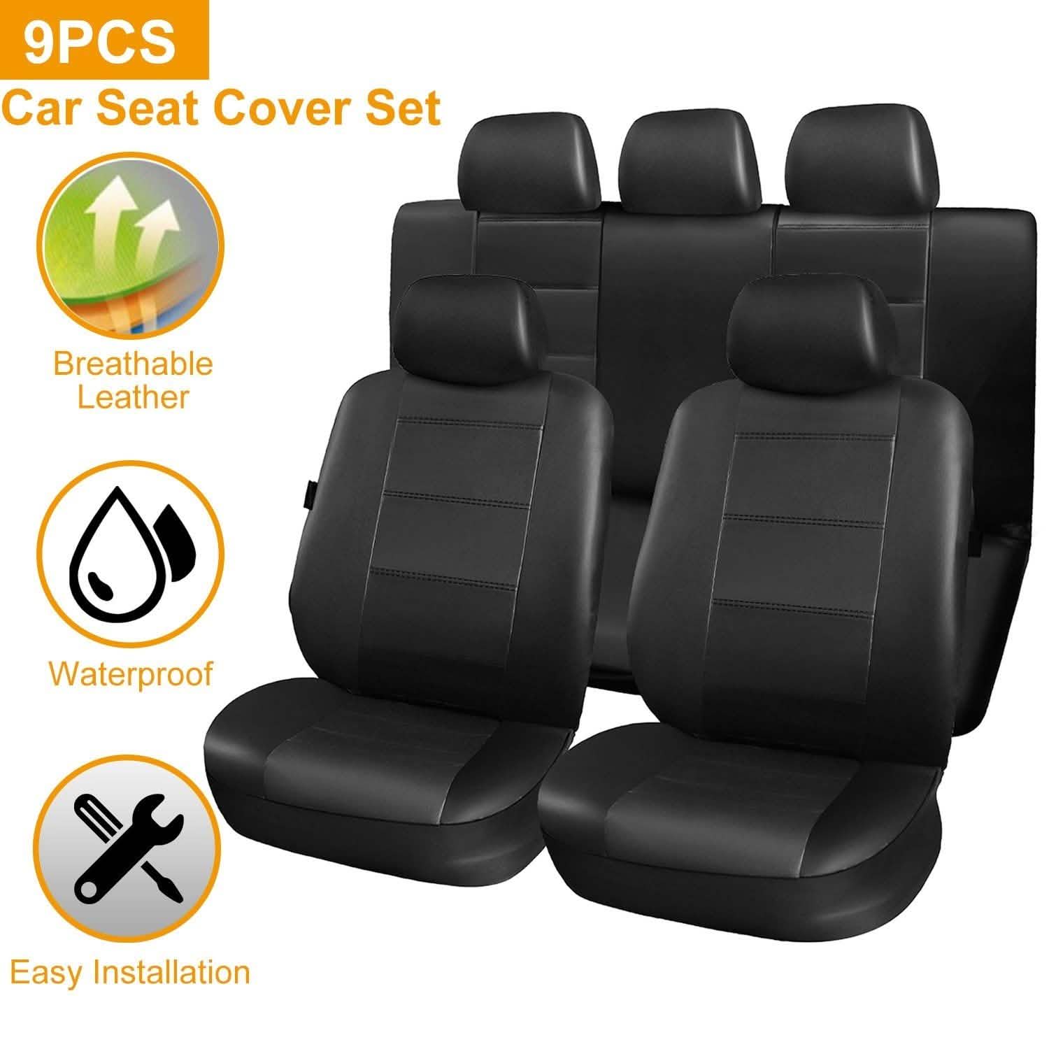9-Piece Set: PU Leather Car Seat Cover DailySale