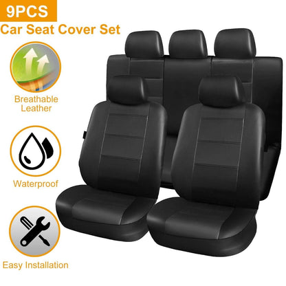9-Piece Set: PU Leather Car Seat Cover DailySale