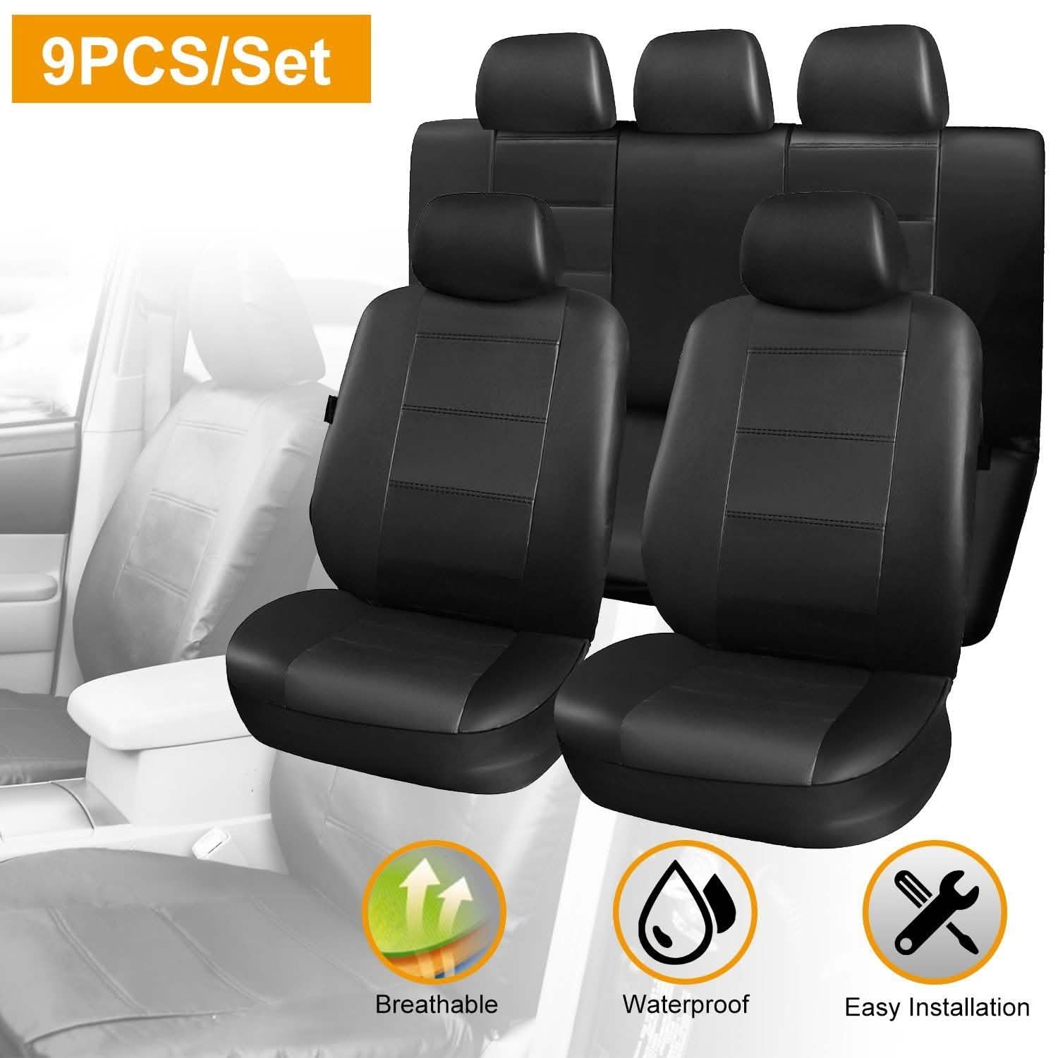9-Piece Set: PU Leather Car Seat Cover DailySale