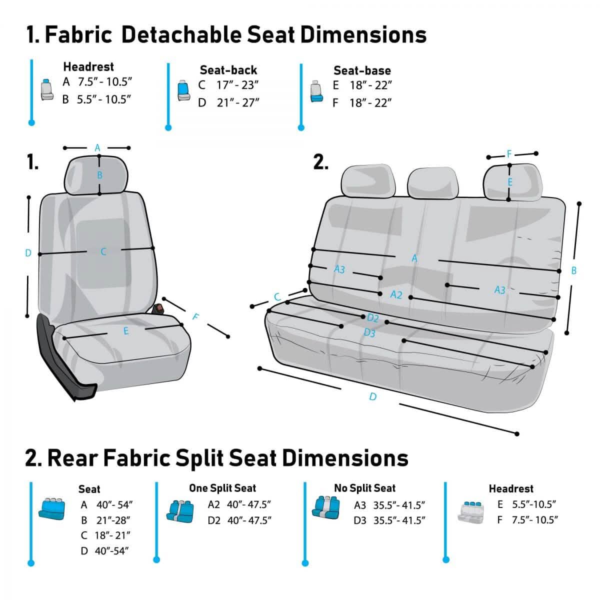 9-Piece Set: Supreme Cloth Seat Covers DailySale
