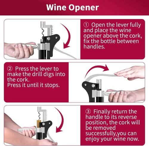 9-Piece Set: Wine Opener Set with Corkscrew, Foil Cutter, Thermometer, Stoppers & More DailySale