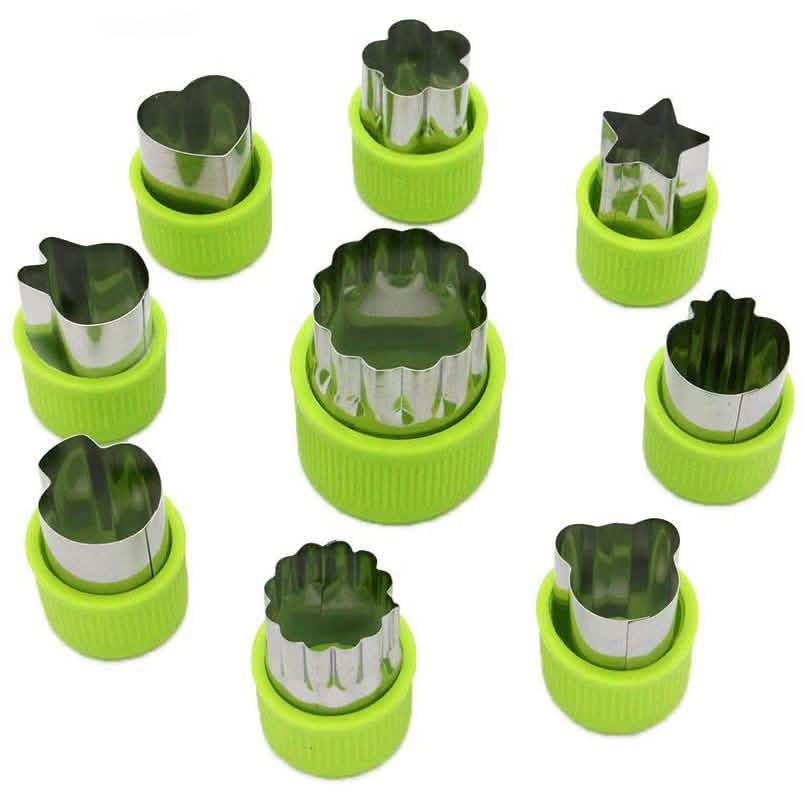 9-Pieces Set: LENK Vegetable Cutter Shapes DailySale
