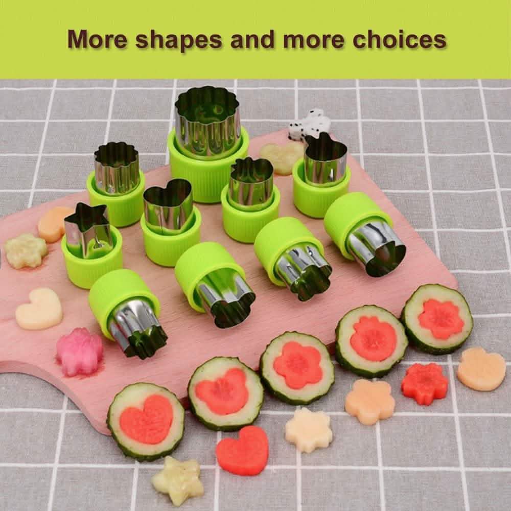 9-Pieces Set: LENK Vegetable Cutter Shapes DailySale