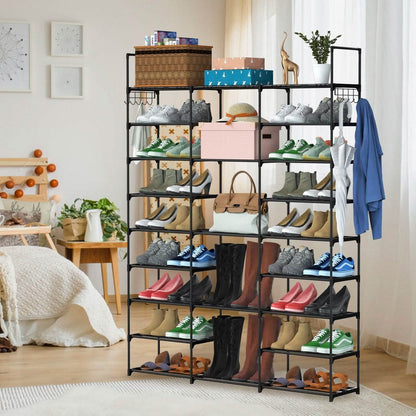 9-Tier: Shoe Rack Metal Storage DailySale